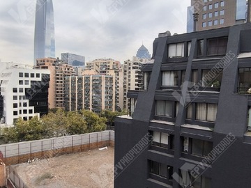 Departamento en arriendo mensual en Linea Uno Metro el Golf, Las Condes - 1 dormitorio, 1 baño