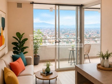 Departamento en arriendo mensual en Las acacias 7800, La Florida - 1 dormitorio, 1 baño