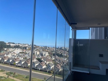 Departamento en arriendo mensual en Concón, Concón - 2 dormitorios, 2 baños