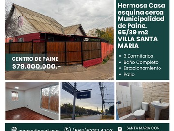Venta / Casa / Paine