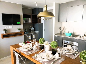 Departamento en arriendo mensual en Reñaca Norte / Edificio ON Lofts & Suites, Viña del Mar - 2 dormitorios, 2 baños