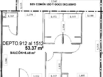 Departamento en venta en Av General Velásquez, Quinta Normal - 3 dormitorios, 1 baño