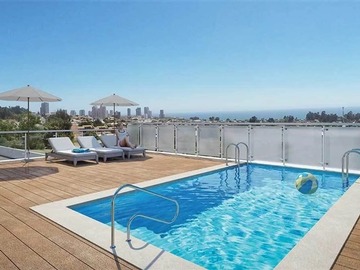 Departamento en venta en Lomas de Montemar, Concón - 1 dormitorio, 1 baño