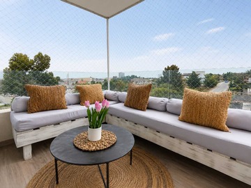 Departamento en venta en Moderno Depto con Vistas Despejadas (168628), Concón - 3 dormitorios, 2 baños