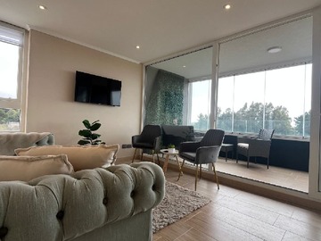 Departamento en arriendo mensual en Lomas de San Andrés, Concepción - 3 dormitorios, 3 baños