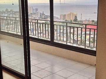 Departamento en arriendo mensual en Sol y mar, Viña del Mar - 3 dormitorios, 2 baños