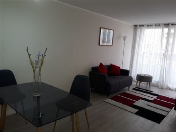 Departamento en arriendo mensual en Departamento Amoblado Plaza Egaña, Ñuñoa - 2 dormitorios, 2 baños