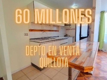Venta / Departamento / Quillota