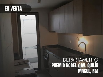 Departamento en venta en Ubicado en Premio Noble 3235, Macul - 2 dormitorios, 2 baños