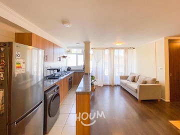 Departamento en arriendo mensual en Cuarta, Quilpué - 2 dormitorios, 2 baños