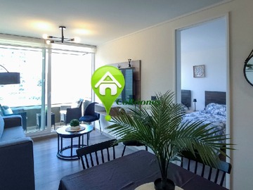 Departamento en arriendo mensual en 2 norte, Viña del Mar - 2 dormitorios, 2 baños