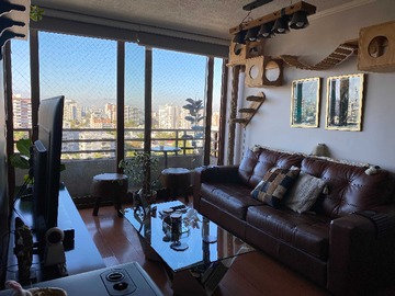 Departamento en venta en 2d/2b/58m2 vista oriente (168830), Providencia - 2 dormitorios, 2 baños