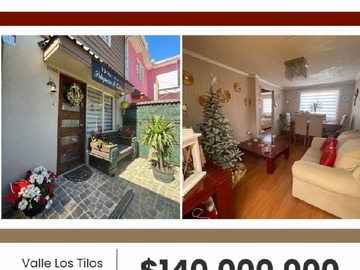 Casa en venta en Casa 3 dormitorios bellavista, tomé, Tomé - 3 dormitorios, 2 baños