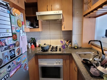 Departamento en arriendo mensual en 58m2 - 2 dorm 2 baños + 1 bodega, Ñuñoa - 2 dormitorios, 2 baños