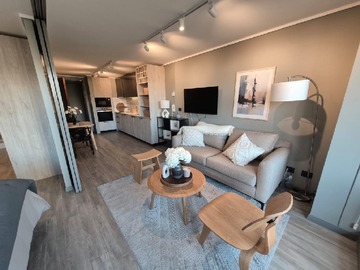 Departamento en arriendo mensual en Avenida las condes con las carmelitas, Las Condes - 1 dormitorio, 1 baño