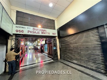 Local Comercial en arriendo mensual en Huérfanos / Estado / Ahumada, Santiago - 1 baño