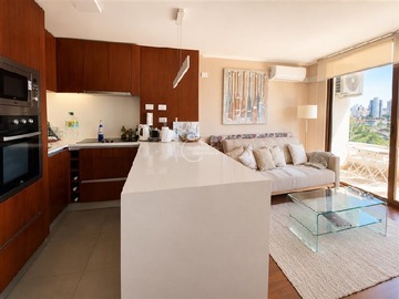 Departamento en arriendo mensual en Las Verbenas - Alto Las Condes - Amoblado - equipado - 1dormitorio estacionamiento, Las Condes - 1 dormitorio, 1 baño