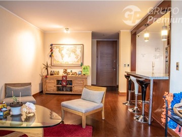 Departamento en arriendo mensual en Hnos cabot, Las Condes - 2 dormitorios, 2 baños