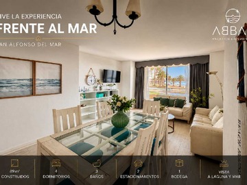 Departamento en venta en San Alfonso 4D3B2E Plena Vista al mar y playa (167841), Algarrobo - 4 dormitorios, 3 baños
