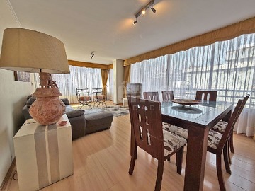 Departamento en arriendo mensual en Departamento Amoblado en Arriendo 3D3B Metro Tobalaba - 3 dormitorios, 3 baños