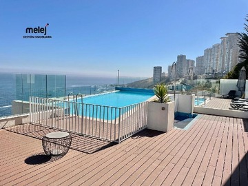 Departamento en venta en Edmundo Eluchans, Viña del Mar - 2 dormitorios, 2 baños