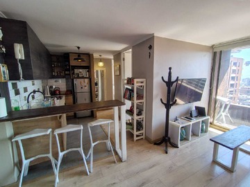 Departamento en venta en Seguridad 24/7/recién remodelado/Vista (136617), Santiago - 2 dormitorios, 1 baño