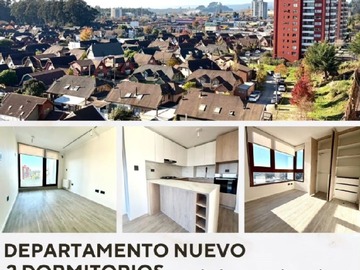 Departamento en arriendo mensual en Departamento en arriendo san pedro, 2 dormitorios y 1 baño, San Pedro de la Paz - 2 dormitorios, 2 baños