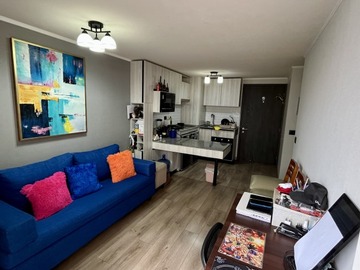 Departamento en arriendo mensual en Carmen//blas cañas, Santiago - 2 dormitorios, 2 baños