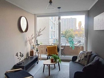Departamento en arriendo mensual en Arriendo dpto nuevo dpto 2D1B sin EST y BOD (170065), La Cisterna - 2 dormitorios, 1 baño