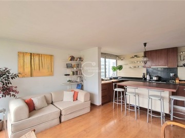 Departamento en arriendo mensual en Alcántara con Apoquindo, Las Condes - 1 dormitorio, 1 baño