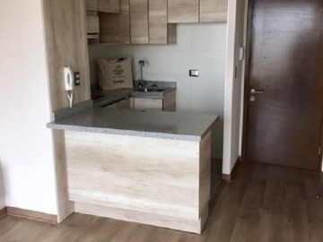 Departamento en arriendo mensual en Condominio jardines de vicuña mackenna, Santiago - 1 dormitorio, 1 baño