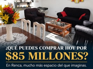 Casa en venta en Coyhaique con puerto octay, Renca - 3 dormitorios, 1 baño