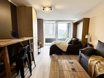 Departamento en arriendo mensual en campo de deportes 80, Ñuñoa - 1 dormitorio, 1 baño