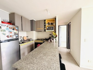 Departamento en arriendo mensual en Arriendo departamento semi nuevo calle zañartu, Ñuñoa., Ñuñoa - 2 dormitorios, 1 baño