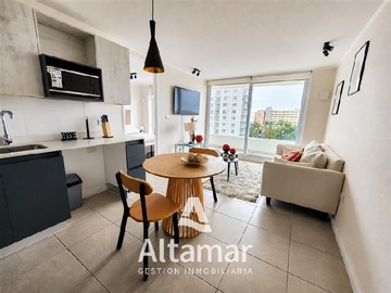 Departamento en arriendo mensual en Avda. Francisco de Aguirre #517, La Serena - 1 dormitorio, 1 baño