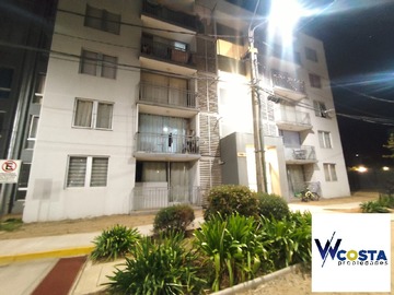 Departamento en arriendo mensual en Las palmas 151, Villa Alemana - 2 dormitorios, 1 baño