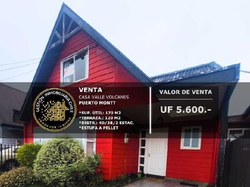 Casa en venta en Amplia Casa En Valle Volcanes, Puerto Montt (146756), Puerto Montt - 4 dormitorios, 3 baños