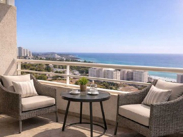 Departamento en venta en Supermercado Lider/Concón (140518), Concón - 2 dormitorios, 2 baños