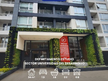Departamento en arriendo mensual en Sector udd, Concepción - 1 dormitorio, 1 baño