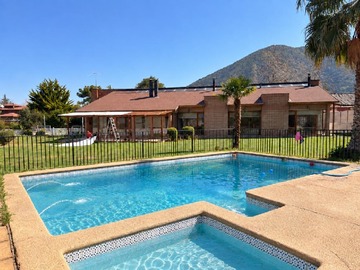 Casa en venta en Parcela única en el cajón del maipo | casa, piscina y 4.160, San José de Maipo - 5 dormitorios, 3 baños