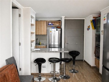 Departamento en venta en Manuel Rodriguez con Alameda, Santiago - 2 dormitorios, 2 baños