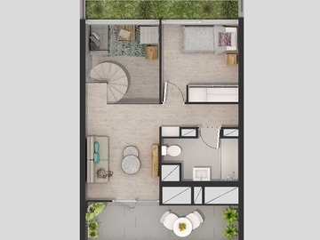 Departamento en venta en Pedro de Vladivia. (73071), Ñuñoa - 2 dormitorios, 2 baños