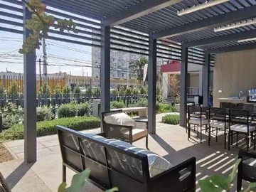 Departamento en arriendo mensual en Luminoso Hogar con Vistas Espectaculares (153964), La Cisterna - 2 dormitorios, 1 baño