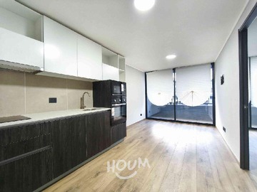 Departamento en arriendo mensual en Toesca, Santiago - 1 dormitorio, 1 baño