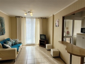 Departamento en arriendo mensual en Condominio Espacio 1, La Serena - 3 dormitorios, 1 baño