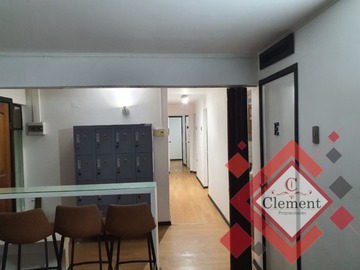 Hotel en arriendo mensual en Almirante Latorre 458, Villa Alemana - 1 dormitorio, 2 baños