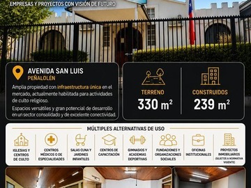 Local Comercial en venta en San Luis de Macul, Peñalolén - 2 baños