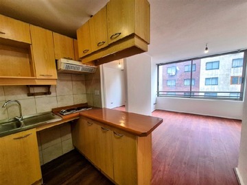 Departamento en arriendo mensual en Metro Bellas Artes, Santiago - 1 dormitorio, 1 baño