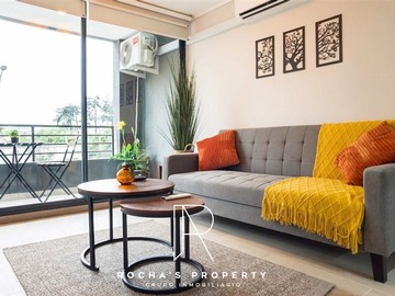 Departamento en arriendo mensual en Plaza Ñuñoa, Ñuñoa - 1 dormitorio, 1 baño