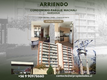 Departamento en arriendo mensual en San joaquin 0710, Rancagua - 2 dormitorios, 1 baño